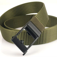 Nouvelle ceinture tactique à boucle automatique givrée pour hommes en nylon à séchage rapide 3.8cm ceinture extérieure repos jeans-ceintures en tissu de gros