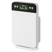 Purificateur d'air intelligent pour la maison avec filtre HEPA, télécommande, réglage de la vitesse du vent et de la durée en 3 étapes, mini purificateur d'air avec prise EU