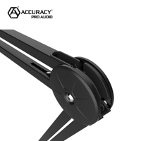 Mloveacc — support de microphone professionnel en aluminium MS168, en métal, pour microphone professionnel, à montage sur bureau réglable