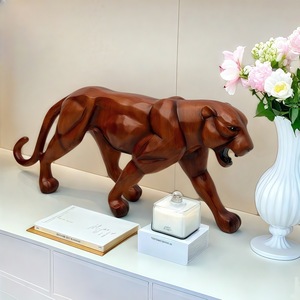 Nuevo Adorno de Resina Epoxi con Diseño Artístico Chino de Gorila con Textura de Madera, Mascota Animal, Arte Popular, Artesanía, Decoración para Sala de Estar y Escritorio - Product Image 3