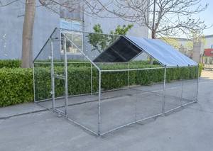 Çevre dostu galvanizli Metal tel örgü Pet House tavuk kümesi kafes ile katı desen ve anti-ultraviyole kapak - Product Image 5