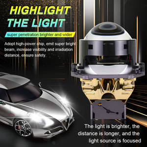 Phares Bi-Project E8 Super Lumineux 75W 7500lm Ampoule H4 en Aluminium, Feux de Brouillard LED, Faisceau Haut/Bas, Projecteur 12V Étanche IP68 - Product Image 5