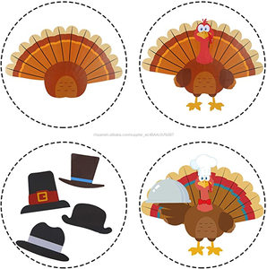 Pavo <span class=keywords><strong>de</strong></span> Acción <span class=keywords><strong>de</strong></span> <span class=keywords><strong>Gracias</strong></span> en hacer un pavo <span class=keywords><strong>Feliz</strong></span> Día <span class=keywords><strong>de</strong></span> Acción <span class=keywords><strong>de</strong></span> <span class=keywords><strong>Gracias</strong></span> calcomanías Craft Kit <span class=keywords><strong>de</strong></span> pegatinas <span class=keywords><strong>de</strong></span> Turquía - Product Image 1