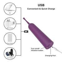 Hochfrequenter, leiser Vibrator für den internationalen Handel: Honigbohnen-Stick für weibliche G-Punkt- und Klitoris-Massage zur Erregerstimulation