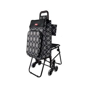 गर्म बिक्री आधुनिक हाथ ट्रक सामान परिवहन वाटरप्रूफ फोल्डिंग सीढ़ी 6 पहियों के साथ सीट के साथ - Product Image 3