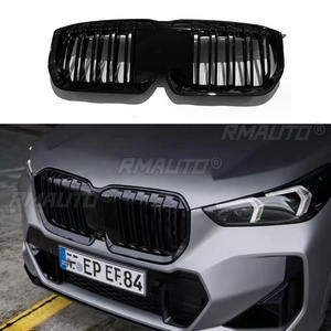 Calandre avant noire brillante pour BMW X1 U11 U12 XDrive18d 28i 23d M Sport 2022-2024, calandre de remplacement, style automobile - Product Image 1