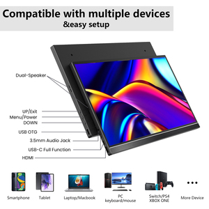 15.6 pouces <span class=keywords><strong>FHD</strong></span> 1920*1080 moniteur Portable écran tactile <span class=keywords><strong>USB</strong></span> type-c IPS moniteur de jeu LCD pour ordinateur portable