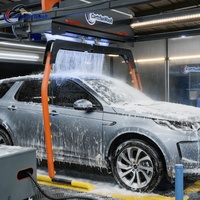 Lave-Auto Entièrement Automatique 24h/24 et 7j/7, Rapide (3-7 Min) avec Système Mousse et Cire, Idéal pour Centres d'Esthétique Automobile et Aires de Service Routières