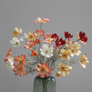 Flores Artificiales <span class=keywords><strong>Cosmos</strong></span>, Tallos de <span class=keywords><strong>Cosmos</strong></span> de Seda para Decoración del Hogar, Arreglos Florales para Bodas y Exportación al por Mayor - Product Image 2