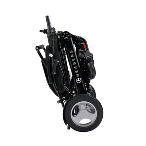 Silla de ruedas eléctrica portátil Bariatric plegable motorizada con motores sin escobillas con capacidad de 200kg de peso asiento ancho - Product Image 5