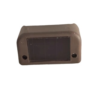 Lampe solaire d'extérieur pour marches, 1 LED, applique murale carrée, étanche, éclairage paysager pour jardin et escaliers, 12V DC 6V, angle de faisceau de 20 degrés - Product Image 5