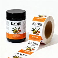 Autocollants personnalisés pour produits de beauté et de soins capillaires avec estampage à chaud et lamination brillante - Impression UV pour l'image de marque des produits de soins personnels