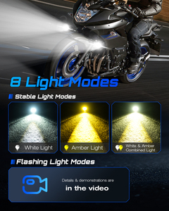 ไฟทำงาน LED <span class=keywords><strong>Novsight</strong></span> 3000K & 6000K ไฟหน้ามอเตอร์ไซค์ LED รุ่นใหม่ โปรเจคเตอร์เลนส์ ไฟสปอตไลท์สำหรับขับขี่มอเตอร์ไซค์ รถยนต์ รถบรรทุก - Product Image 2