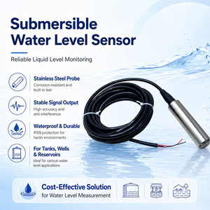 Capteur de niveau d'eau submersible 4-20mA IP68 316L, niveau hydrostatique pour l'eau - Product Image 3