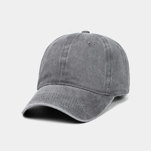 Gorra de béisbol de algodón 100% personalizable con logo bordado retro lavado a la moda y de gran venta. - Product Image 3