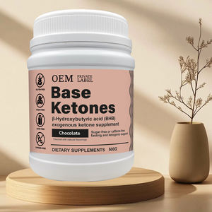 Venta al por mayor de cetonas base de alta calidad suplemento de cetonas exógenas de Chocolate 500G suplemento dietético de apoyo cetogénico y en ayunas - Product Image 3