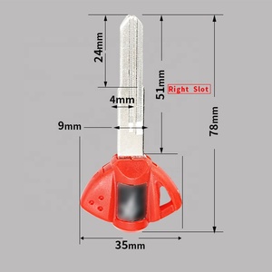 Clés vierges industrielles de <span class=keywords><strong>moto</strong></span> à fente droite couleur OEM accessoires de <span class=keywords><strong>moto</strong></span> pour <span class=keywords><strong>Suzuki</strong></span> GSXR 600 750 1000 SV650 K1-K11 - Product Image 3