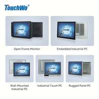 Monitor táctil industrial de 15.6 y 21.5 pulgadas con pantalla táctil IP65 a prueba de agua, pantalla táctil de montaje en pared, pantalla de PC industrial.
