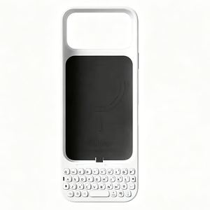 Durable <b>Physical</b> Keyboard Case for iPhone 15 Pro Max Backlit QWERTY Keys Tactile Typing Case for Outdoor Work Mobile Gaming - Product Image 4