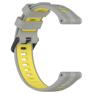 <span class=keywords><strong>Bracelet</strong></span> à boucle en métal noir 22mm pour Garmin <span class=keywords><strong>Forerunner</strong></span> 965 955 945 <span class=keywords><strong>935</strong></span> <span class=keywords><strong>Bracelet</strong></span> de montre en silicone sport bicolore - Product Image 5