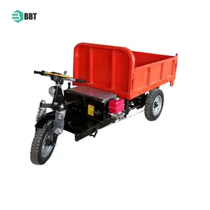 Mini-basculante de carga chinês com auto-carga e descarga Triciclo basculante caminhão basculante Mini-basculante