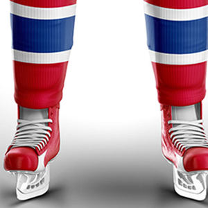 Service OEM personnalisable, ensemble d'uniformes de hockey sur glace, impression par transfert thermique, imperméable, 100% polyester, haute qualité, adulte unisexe - Product Image 5