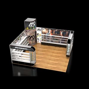 Exhibition Trade-Stand de <span class=keywords><strong>2022</strong></span> anillos modulares reutilizables, alta calidad, diseño de <span class=keywords><strong>Feria</strong></span> de <span class=keywords><strong>Canton</strong></span>, muestra ropa interior, cabina de venta al por menor - Product Image 1