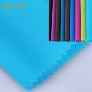 20D Nylon kẻ sọc nhăn lớp phủ thoáng khí vải không thấm nước cảm ứng mềm mại Áo gió vải nylon vải nhẹ