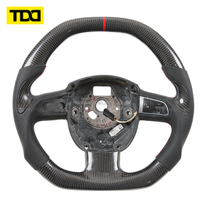 Volante de Fibra de Carbono Real TDD Compatible con Audi A5, A6L, A7, Q3, Q5, Q7, TT, R8 - Product Image 4