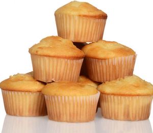 Moules à muffins en papier brun et blanc de 6 cm, 9 cm, 11 cm, mini-cupcakes au chocolat, résistants à la graisse, jetables, compatibles micro-ondes - Product Image 2