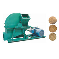 Machine de broyage de contreplaqué, de bambou et de coquilles de noix de coco