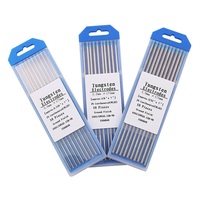 WL20 elektroda tungsten biru untuk las tig elektroda Tungsten barat tengah 2% Biru Tungsten Lanthanated