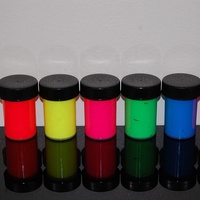 Peinture acrylique réfléchissante Glow in the Dark pour une utilisation extérieure et intérieure sur toile, murs et ornement-Phosphoresc