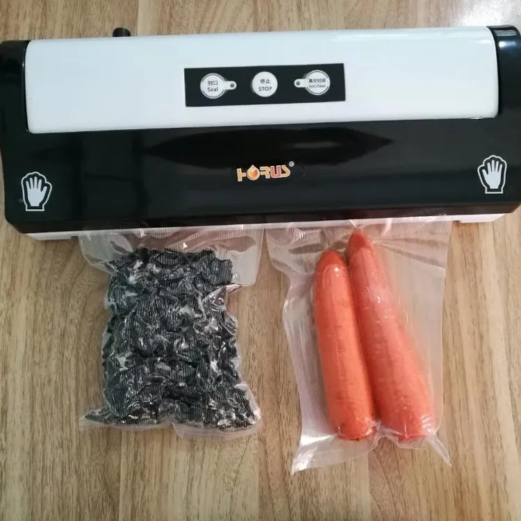घरेलू वैक्यूम छोटे सील मशीन खाद्य प्रो मुहर आसान सुविधाजनक उपयोग/काटने और मशीन सील प्लास्टिक की थैलियों के लिए