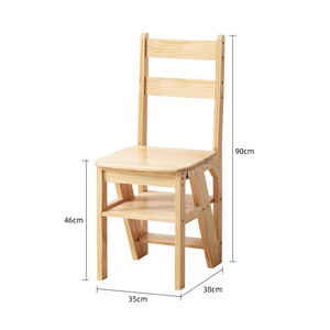 <span class=keywords><strong>Escalera</strong></span> <span class=keywords><strong>de</strong></span> elevación multifuncional para silla, asiento <span class=keywords><strong>de</strong></span> bambú, biblioteca, precio - Product Image 3