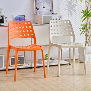 Modern Victorian Tufted Stackable Plastic Stools <strong>with</strong> Backrest Foldable Lightweight Design for Gym and Home Use - Product Image 1
