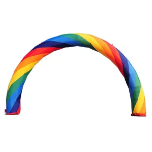 Hochwertiger aufblasbarer Bogen Benutzer definierte Größe Werbung Aufblasbarer Regenbogen bogen für Event partys und Zeremonien