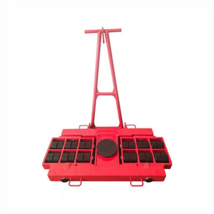 Industrial Heavy Duty 16T Capacity Storage Platform Moving Skates 360 Degree Rotating Loading Rollers Steel <strong>Wheels</strong> Cargo - Product Image 1