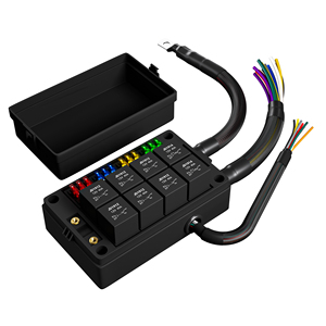 CE Certified 12v Automotive Pre-Wired Fuse Relay Box 8 Slots Relay Holder 12 Slots Blade Fuse Distribution <b>Block</b> for Car Marine - Product Image 1