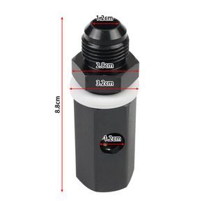 Válvula de Retención para Combustible, Tapón de Ventilación AN6 AN8 AN10 3/4 Pulgadas, Sello de Goma, para Aceite, Temperatura Normal, Operación Manual - Product Image 3