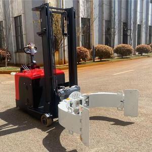 Apilador de Palés Personalizado de 1 Tonelada, Transpaleta Eléctrica con Pinza para Rollos de Papel, Usado en Almacenes, Precio de Mayoreo - Product Image 6