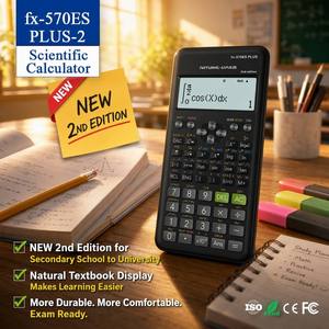 <span class=keywords><strong>Calculadora</strong></span> Científica Fx-570ES PLUS-2 Nueva Edición 2, 417 Funciones, Matriz, Vector, Número Complejo, Solución de Ecuaciones, Integral, Diferencial - Product Image 4