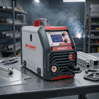 Meilleur prix – Poste à souder MIG synergique portable MIG200DP à double impulsion, 220 V, cycle de travail 60 %, pour fil d'aluminium 1,0/1,2 mm