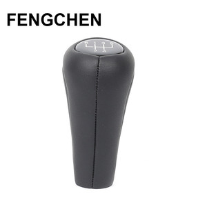 Poignée de levier de vitesses Fengchen en cuir pour boîte de vitesses manuelle BMW 5 6 vitesses ergonomique - Product Image 2