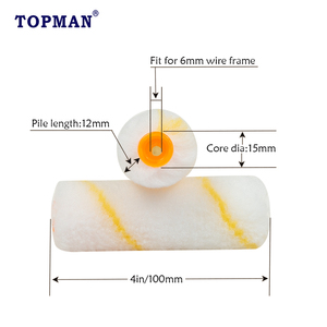 <span class=keywords><strong>Rouleau</strong></span> à <span class=keywords><strong>peinture</strong></span> à <span class=keywords><strong>motif</strong></span> de 4 pouces de qualité industrielle Topman, vente chaude, bricolage, OEM - Product Image 2