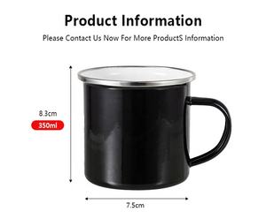 Tazas de Viaje Ecológicas de Cerámica y Acero Inoxidable de 350 ml (12 oz) Personalizadas al por Mayor, para Sublimación, con Tapa y Asa, para Té, Leche y Café - Product Image 5