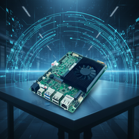 Placa Base Industrial Intel Elkhart Lake J6412 UEFI Compatible con Windows 10 y Linux, Admite Almacenamiento a Temperaturas Extremas de -15°C ° C~75 ° C