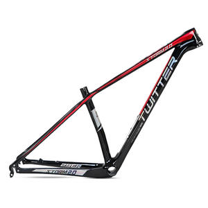 Cuadro de Bicicleta de Montaña <span class=keywords><strong>TWITTER</strong></span> Storm STORM2.0 de Fibra de Carbono con Liberación Rápida, Cableado Interno XC, Montaje de Freno Oculto para Todoterreno - Product Image 1