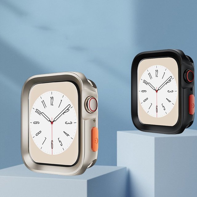 Shockproof TPU Case for Apple Watch Series 11 10 9 8 44mm 49mm S10 42mm 46mm Silicone Bumper Electroplate Protector Bumper Frame