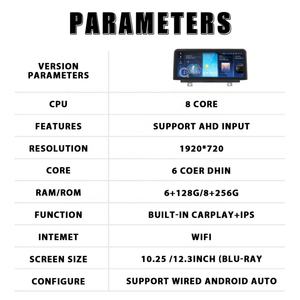 Autoradio 12,3 pouces pour BMW Série 1 F20 F21 F22 F23 2011-2017 Android 13 Navigation GPS Stéréo Lecteur multimédia vidéo - Product Image 6